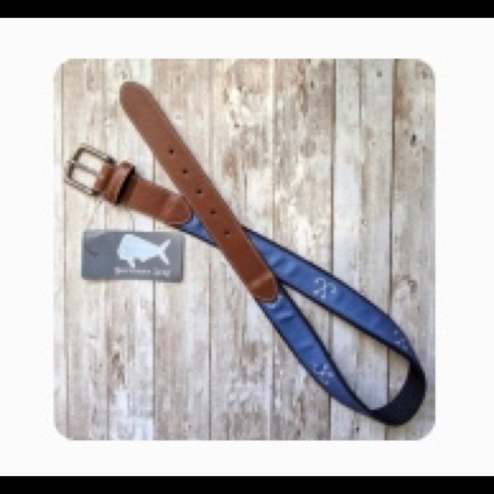 Southern Lure NWT 'Get Hooked" Canvas Belt